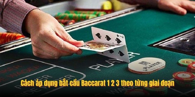 Cách áp dụng bắt cầu Baccarat 1 2 3 theo từng giai đoạn