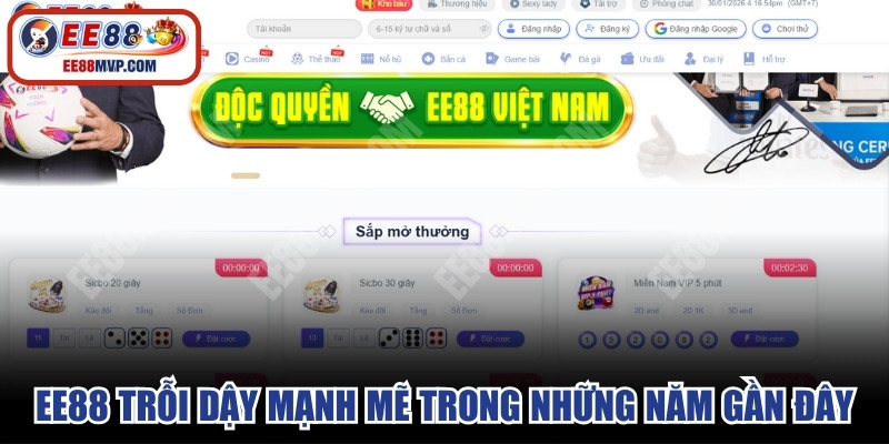 EE88 trỗi dậy mạnh mẽ trong những năm gần đây 