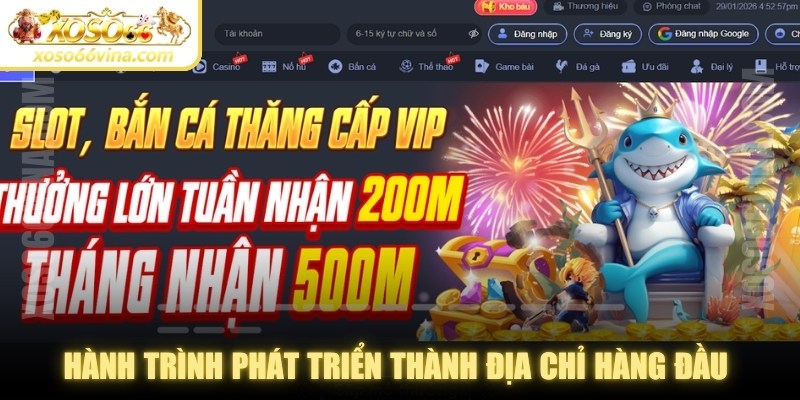 Hành trình phát triển thành địa chỉ hàng đầu của XOSO66 
