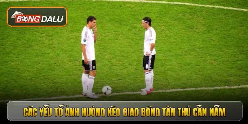 Các yếu tố ảnh hưởng kèo giao bóng tân thủ cần nắm