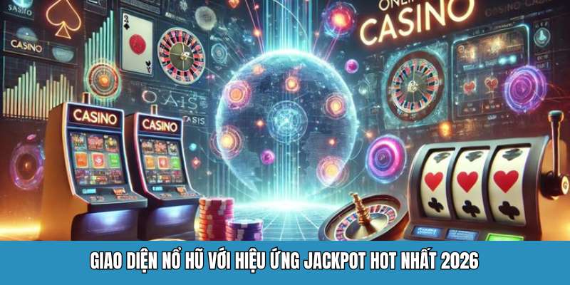 Giao diện nổ hũ với hiệu ứng jackpot hot nhất 2026