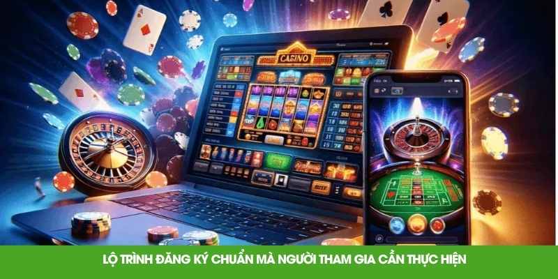 Lộ trình đăng ký chuẩn mà người tham gia cần thực hiện