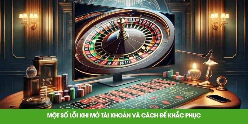 Một số lỗi khi mở tài khoản và cách để khắc phục