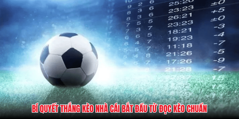 Bí quyết thắng kèo nhà cái bắt đầu từ đọc kèo chuẩn