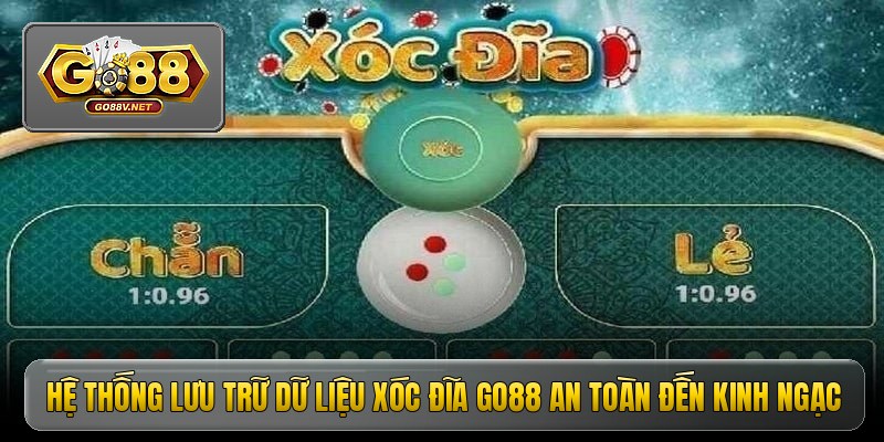 Hệ thống lưu trữ dữ liệu xóc đĩa go88 an toàn đến kinh ngạc