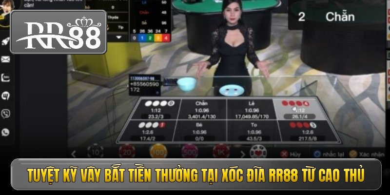 Tuyệt kỹ vây bắt tiền thưởng tại xóc đĩa RR88 từ cao thủ