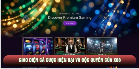 Giao diện cá cược hiện đại và độc quyền của X88