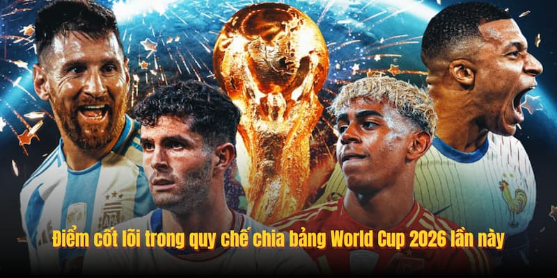Điểm cốt lõi trong quy chế chia bảng World Cup 2026 lần này