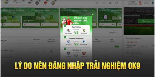 ok9 đăng nhập