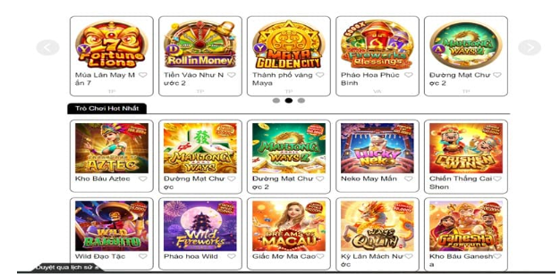 Cung cấp nhiều game hot