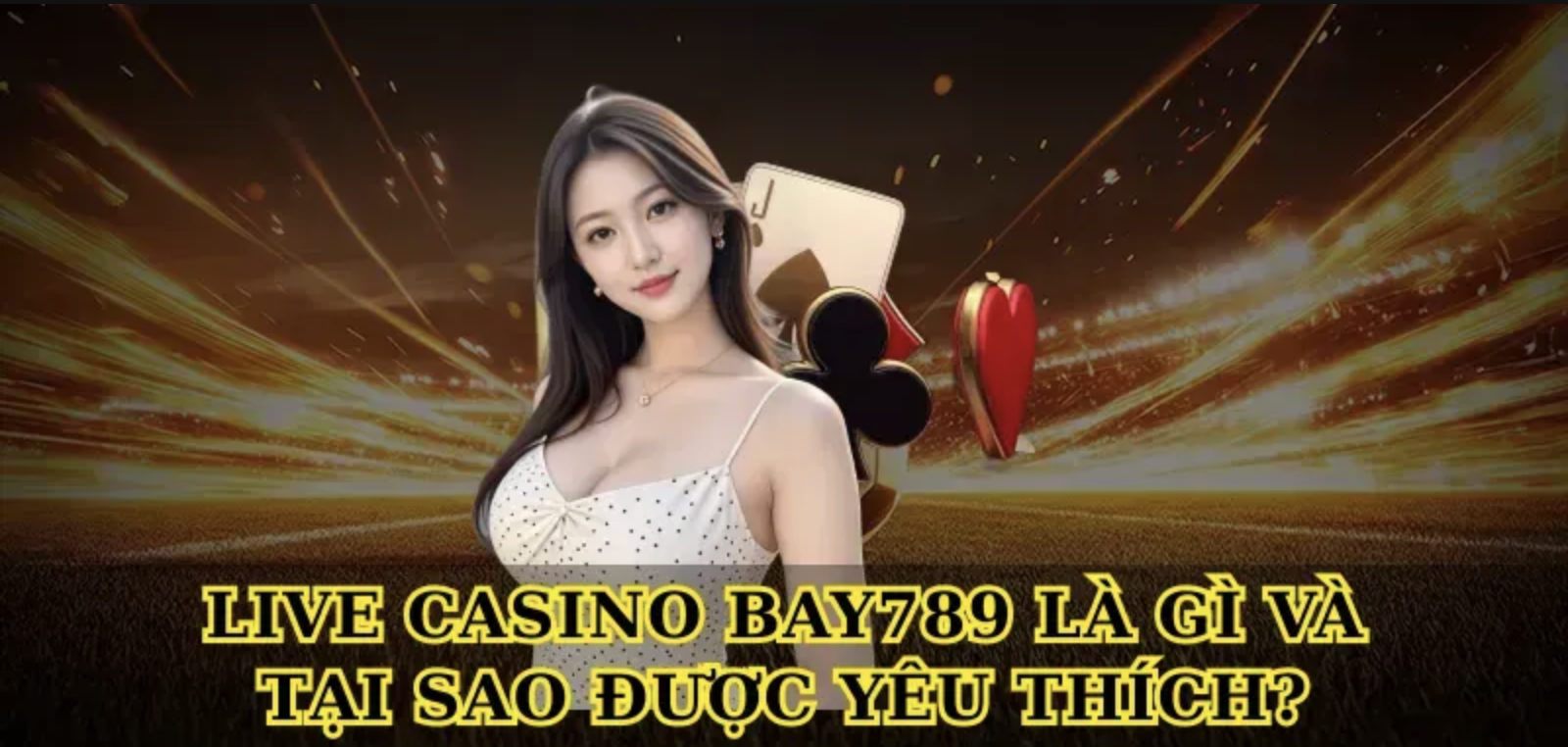 Dealer chuyên nghiệp tương tác trực tiếp tại bàn baccarat Bay789